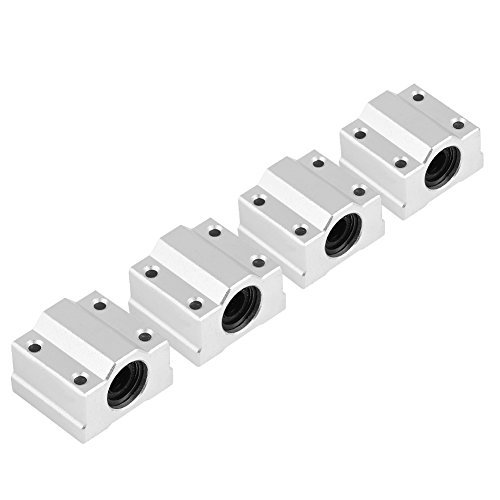 4 Stück SCS8UU Linear Motion Kugellager CNC-Gleitbuchse, 8 mm Linearlager Gleitblock scs8uu Linearkugellager-Gleitblock, für Elektronische Geräte, 3D-Drucker, Werkzeugmaschinen von 143