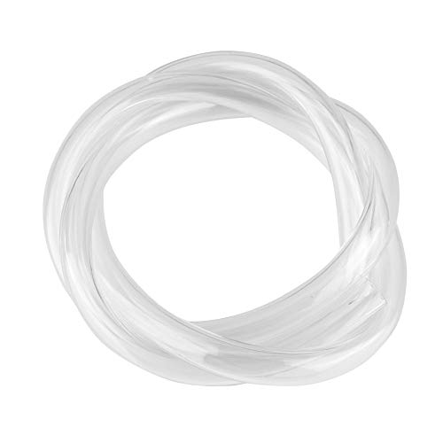 OD 13 mm (1/2 ") x ID 10 mm (2/5") Wasserkühlrohr, Rohr Wasserkühlung Schlauch, Transparente Wasserkühlung Weicher PVC-Rohrschlauch für PC-Computer CPU-Wasserkühlsystem, 1 m, Klar von 143