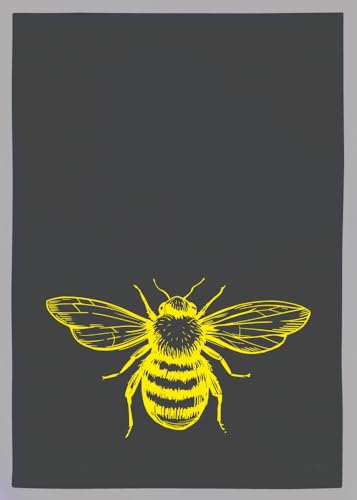 Geschirrtuch grau, fleißiges Bienchen Geschirrtuch grau, fleißiges Bienchen von 17;30 HOME