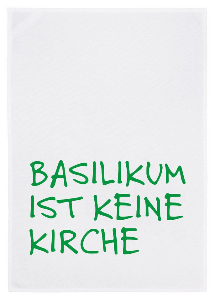 17,30 Hamburg Geschirrtuch - Basilikum ist keine Kirche, grün, 100% Baumwolle, 50x70cm 17,30 Hamburg Geschirrtuch - Basilikum ist keine Kirche, grün, 100% Baumwolle, 50x70cm von 17;30 Hamburg