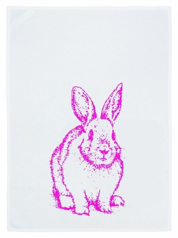 17,30 Hamburg Geschirrtuch Häschen-neon Pink, (1-tlg), 50x70cm, Siebdruck 17,30 Hamburg Geschirrtuch Häschen-neon Pink, (1-tlg), 50x70cm, Siebdruck von 17;30 Hamburg