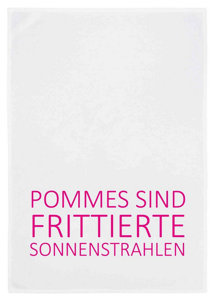 17,30 Hamburg Geschirrtuch - POMMES SIND FRITTIERTE SONNENSTRAHLEN, pink, 100% Baumwolle 17,30 Hamburg Geschirrtuch - POMMES SIND FRITTIERTE SONNENSTRAHLEN, pink, 100% Baumwolle von 17;30 Hamburg