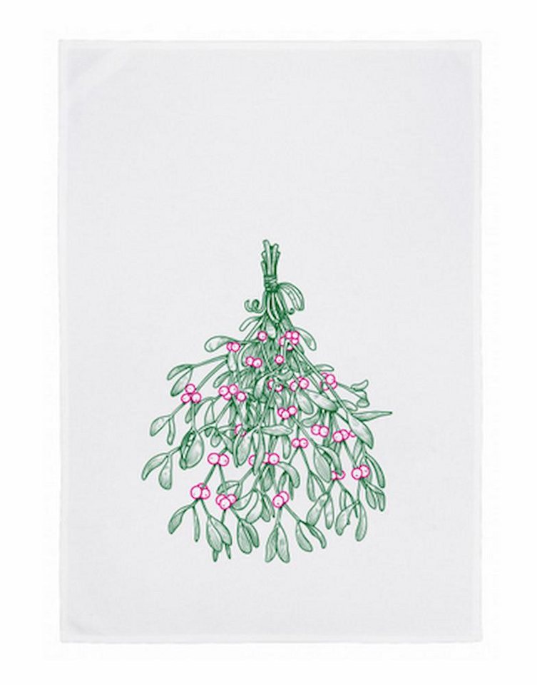 17,30 Hamburg Geschirrtuch under the mistletoe, (1-tlg), 50x70cm, Siebdruck von 17;30 Hamburg