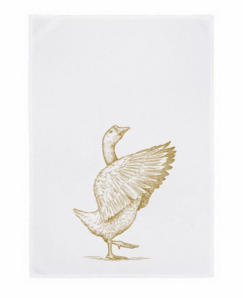17,30 Hamburg Geschirrtuch wilde Gans, Gold, (1-tlg), 50x70cm, Siebdruck 17,30 Hamburg Geschirrtuch wilde Gans, Gold, (1-tlg), 50x70cm, Siebdruck von 17;30 Hamburg