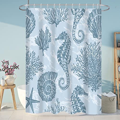 18meng Art Duschvorhang 80x180 cm Wasserdicht Waschbar Anti-Schimmel Polyester Duschvorhänge 3D Effekt Ozean Shower Curtains Textil Polyester Stoff für Badezimmer Badewanne mit 12 Duschvorhangringe 18meng Art Duschvorhang 80x180 cm Wasserdicht Waschbar Anti-Schimmel Polyester Duschvorhänge 3D Effekt Ozean Shower Curtains Textil Polyester Stoff für Badezimmer Badewanne mit 12 Duschvorhangringe von 18meng Art