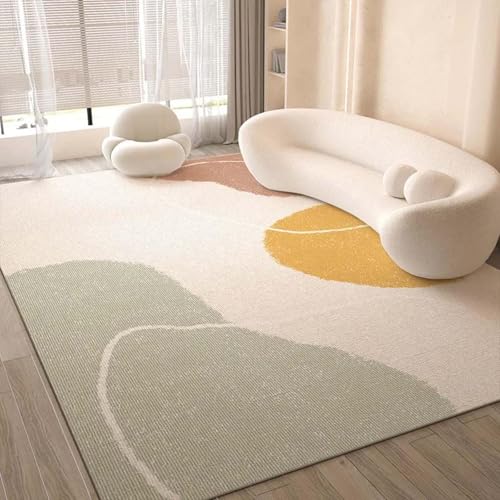 18meng Art Wohnzimmer Teppich 100 x 150 cm Moderner Teppich Waschbar Jungen Girls Rugs Beige Grün Geometrischer Farbe Eppich Esszimmer Schlafzimmer Muster Anti rutschfest Teppiche 18meng Art Wohnzimmer Teppich 100 x 150 cm Moderner Teppich Waschbar Jungen Girls Rugs Beige Grün Geometrischer Farbe Eppich Esszimmer Schlafzimmer Muster Anti rutschfest Teppiche von 18meng Art