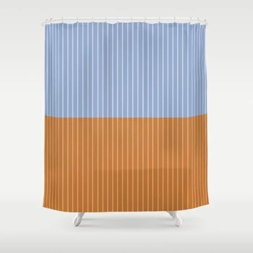 Duschvorhang 90x180 cm Grün Gelb Streifen Duschvorhang Einfach Design modernes Textil Anti-schimmel Wasserdicht Waschbar Badvorhang für Badezimmer Badewannen Toilette mit 12 Haken Duschvorhang 90x180 cm Grün Gelb Streifen Duschvorhang Einfach Design modernes Textil Anti-schimmel Wasserdicht Waschbar Badvorhang für Badezimmer Badewannen Toilette mit 12 Haken von 18meng Art