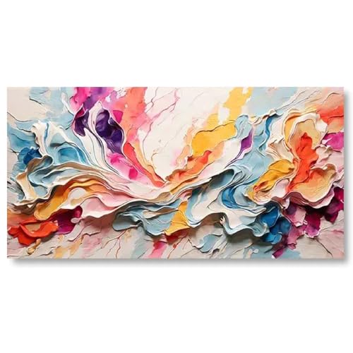 Leinwand Bilder Abstrakt Bunt Kunst Poster 140x80 cm Modern Leinwandbild Groß XXL Wohnzimmer Schlafzimmer Wandbild Kunstdruck Wandbilder Canvas Desing Wand Bild auf Leinwand Ohne Rahmen Leinwand Bilder Abstrakt Bunt Kunst Poster 140x80 cm Modern Leinwandbild Groß XXL Wohnzimmer Schlafzimmer Wandbild Kunstdruck Wandbilder Canvas Desing Wand Bild auf Leinwand Ohne Rahmen von 18meng Art