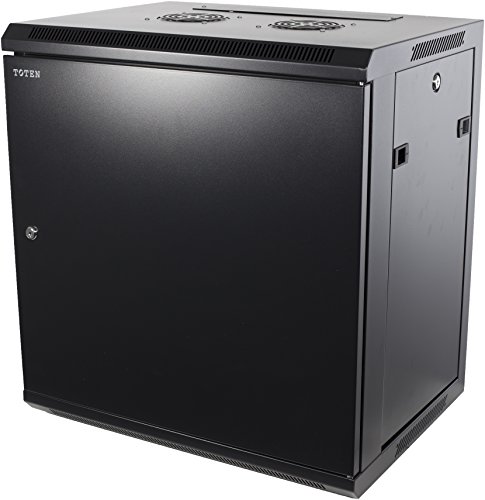 12 HE 19 Zoll - 19" Wandschrank mit geschlossener Tür (BxTxH) 600x450x635mm - NEU! 19Power GmbH von 19Power