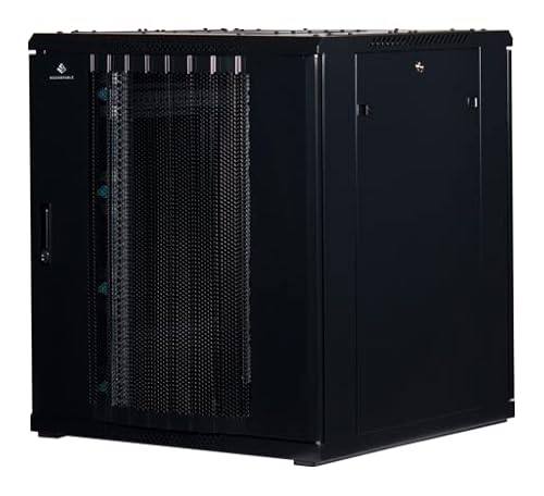 18 HE 19 Zoll - 19" Serverschrank mit Gitternetz-Türen vorne und hinten (BxTxH) 800x800x1000mm - NEU! 19Power GmbH von 19Power
