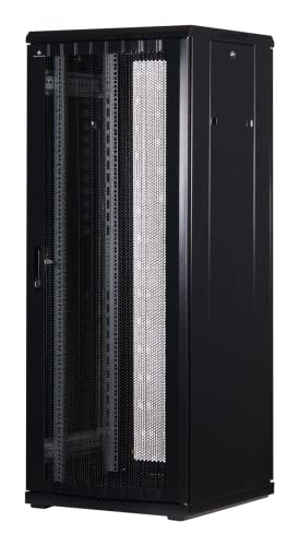 32 HE 19 Zoll - 19" Serverschrank mit Gitternetz-Türen vorne und hinten (BxTxH) 600x600x1600mm - NEU! 19Power GmbH von 19Power