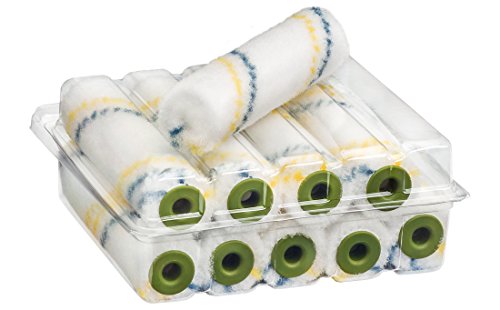 10 x Colorus Premium Lackierwalzen 10 cm 6 mm Flor Höhe | Lack-Heizkörperwalze Nylon gerade | Für hochviskose (flüssige) und stark lösemittelhaltige Lacke | Malerwerkzeug Malerbedarf 10 x Colorus Premium Lackierwalzen 10 cm 6 mm Flor Höhe | Lack-Heizkörperwalze Nylon gerade | Für hochviskose (flüssige) und stark lösemittelhaltige Lacke | Malerwerkzeug Malerbedarf von 1A Malerwerkzeuge