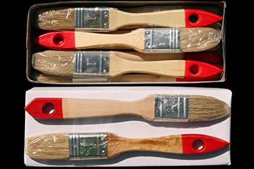 60 x Flachpinsel 25 mm Chinaborste hell Maler Lack Lasur Abwasch Allzweck Einweg Industrie Pinsel Lasurpinsel Lackpinsel von 1A Malerwerkzeuge