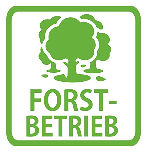 Forst Aufkleber Auto Sticker Forstschutz Forstbetrieb Bäume (Motiv 2, Hellgrün) von 1A Style Sticker