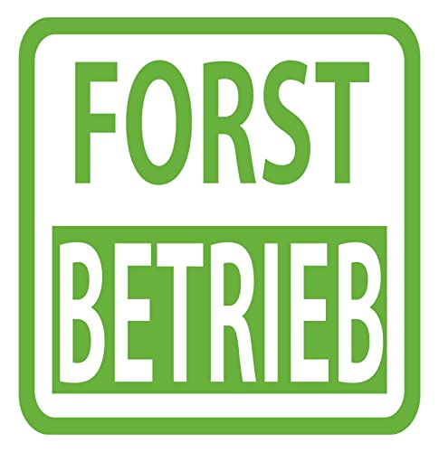 Forstbetrieb Auto Aufkleber Zubehör Sticker (Motiv 4, Dunkelgrün) von 1A Style Sticker