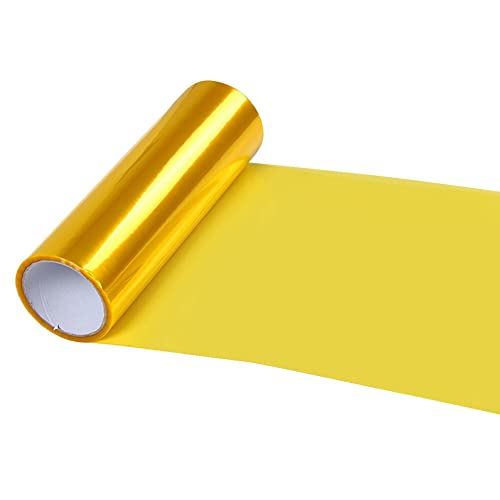 Gelbe Nebelscheinwerfer Folie Gelb Autolichter Abtönen KFZ Nebler Yellow Tint Light yellow (1 Meter Länge x 30cm Breite, Gelb) von 1A Style Sticker
