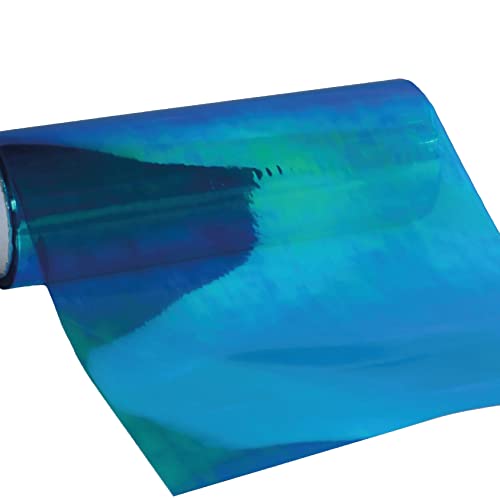 Tint Light (1 Meter Länge x 30cm Breite, Oilslick Blau) von 1A Style Sticker