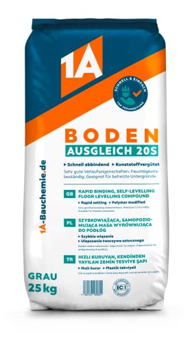 1A Bodenausgleich 20S Bodenausgleichsmasse, Grau von 1A