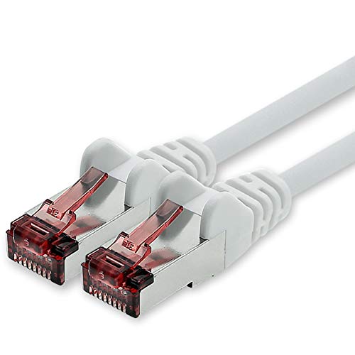 1CONN Cat6 Netzwerkkabel 20m weiß Ethernetkabel Lankabel Cat6 Lan Netzwerk Kabel Sftp Pimf Patchkabel 1000 Mbit s von 1CONN