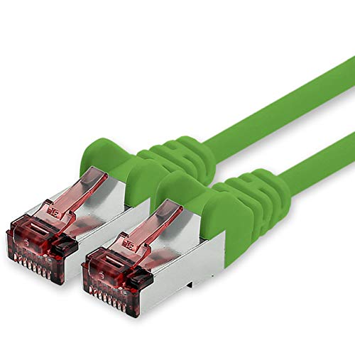1CONN Cat6 Netzwerkkabel 2m grün Ethernetkabel Lankabel Cat6 Lan Netzwerk Kabel Sftp Pimf Patchkabel 1000 Mbit s von 1CONN