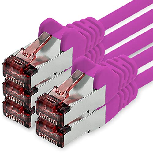 1CONN Cat6 Netzwerkkabel 5 X 2m magenta Ethernetkabel Lankabel Cat6 Lan Netzwerk Kabel Sftp Pimf Patchkabel 1000 Mbit s 1CONN Cat6 Netzwerkkabel 5 X 2m magenta Ethernetkabel Lankabel Cat6 Lan Netzwerk Kabel Sftp Pimf Patchkabel 1000 Mbit s von 1CONN