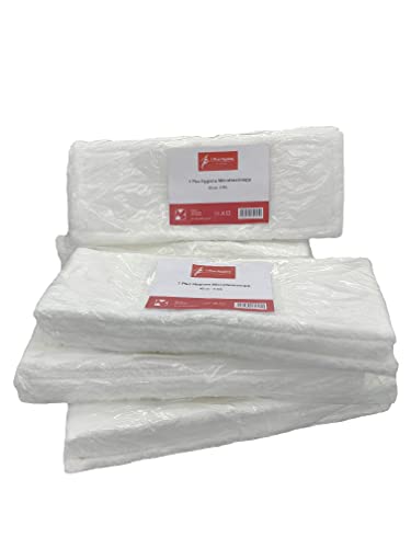 1 Plus Hygiene, 50x Wischbezug für Bodenwischer, 40 cm Ersatzbezüge aus Mikrofaser für eine professionelle Reinigung von 1P 1 Plus Hygiene