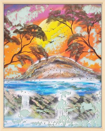 Bahia Massivholz Linde Schattenfugenrahmen für Leinwandbild Rahmen für Canvasbild 20x50 cm Natur ohne Lackierung ohne Glas von 1a Bilderrahmen