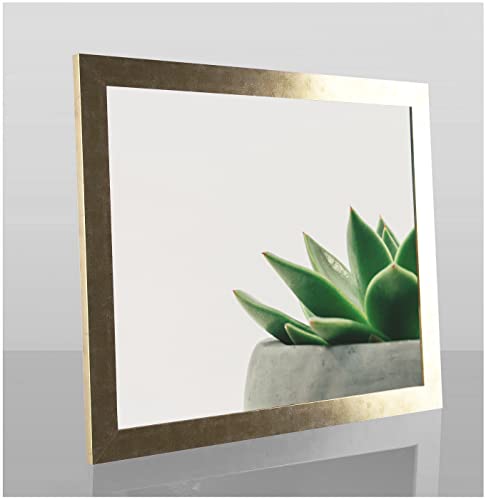 Bilderrahmen Diamond 60x120 cm Gold Antik Optik ideal für Diamond Painting mit 1mm antireflex Kunstglas von 1a Bilderrahmen