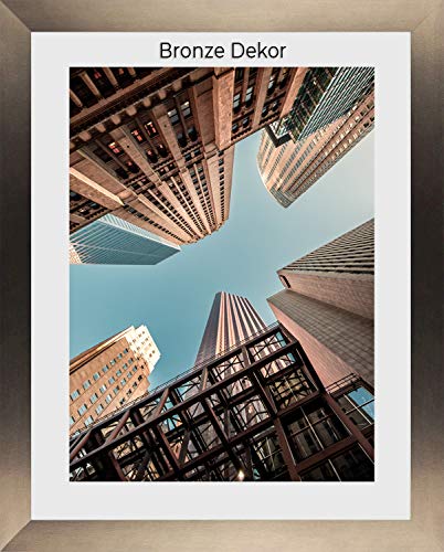 Bilderrahmen Diamond 65x90 cm Bronze Optik ideal für Diamond Painting mit 1mm antireflex Kunstglas von 1a Bilderrahmen
