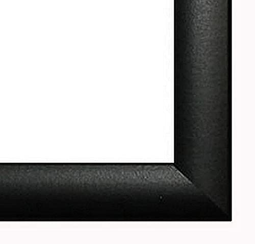 Bilderrahmen Olympia Schwarz Matt 33 x 95 cm Puzzle modern stabil eckig hochwertig preiswert mit klarem Kunstglas von 1a Bilderrahmen