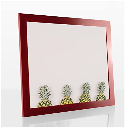 Bonito Slimline Profil Bilderrahmen Posterrahmen 31x46 cm Weinrot Gewischt Dunkelrot 46x31 cm Puzzlerahmen Diamond Painting mit Antireflex Kunstglas von 1a Bilderrahmen