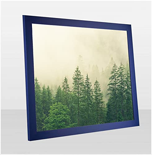 Monaldo Deluxe Bilderrahmen Posterrahmen 35,5 x 28 cm Blau Ozeanblau Wechselrahmen weisser Hintergrund Antireflex Kunstglas Monaldo Deluxe Bilderrahmen Posterrahmen 35,5 x 28 cm Blau Ozeanblau Wechselrahmen weisser Hintergrund Antireflex Kunstglas von 1a Bilderrahmen