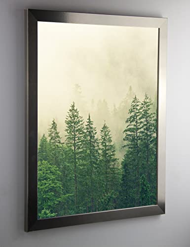 Monaldo Deluxe Bilderrahmen Posterrahmen 60 x 40 cm Edelstahl Optik Wechselrahmen weisser Hintergrund Antireflex Kunstglas Monaldo Deluxe Bilderrahmen Posterrahmen 60 x 40 cm Edelstahl Optik Wechselrahmen weisser Hintergrund Antireflex Kunstglas von 1a Bilderrahmen