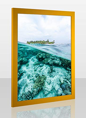Montana Deluxe Bilderrahmen Posterrahmen 60x80 cm Puzzlerahmen Gelb Farbgruppe C Klares Kunstglas Montana Deluxe Bilderrahmen Posterrahmen 60x80 cm Puzzlerahmen Gelb Farbgruppe C Klares Kunstglas von 1a Bilderrahmen