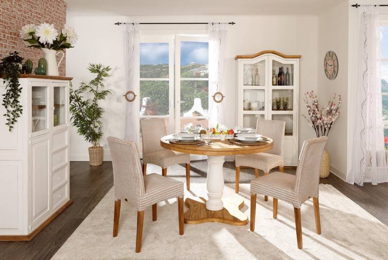 1a Direktimport Esszimmerstuhl Original Lloyd Loom Stühle - antik-weiß - Polsterstühle - Stuhl 1a Direktimport Esszimmerstuhl Original Lloyd Loom Stühle - antik-weiß - Polsterstühle - Stuhl von 1a Direktimport