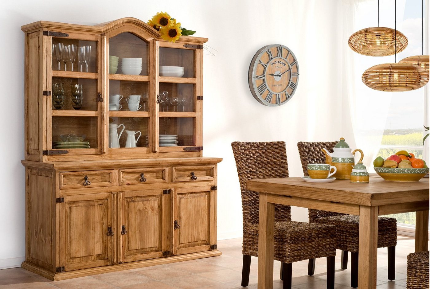 1a Direktimport Küchenbuffet Mexico Möbel Büffet Anrichte - Pinie Massivholz - Landhausstil 1a Direktimport Küchenbuffet Mexico Möbel Büffet Anrichte - Pinie Massivholz - Landhausstil von 1a Direktimport