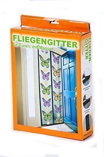 1a-Handelagentur Buri Fliegengitter für Türen mit Magnet 2 Designs (Sonnenblumen) von BURI