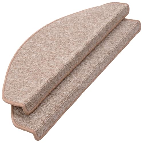 1a-Handelsagentur 2er-Set Stufenmatten Treppenschoner Treppenschutz Treppenmatten Schmutzfangmatte, Farbe:beige von 1a-Handelsagentur