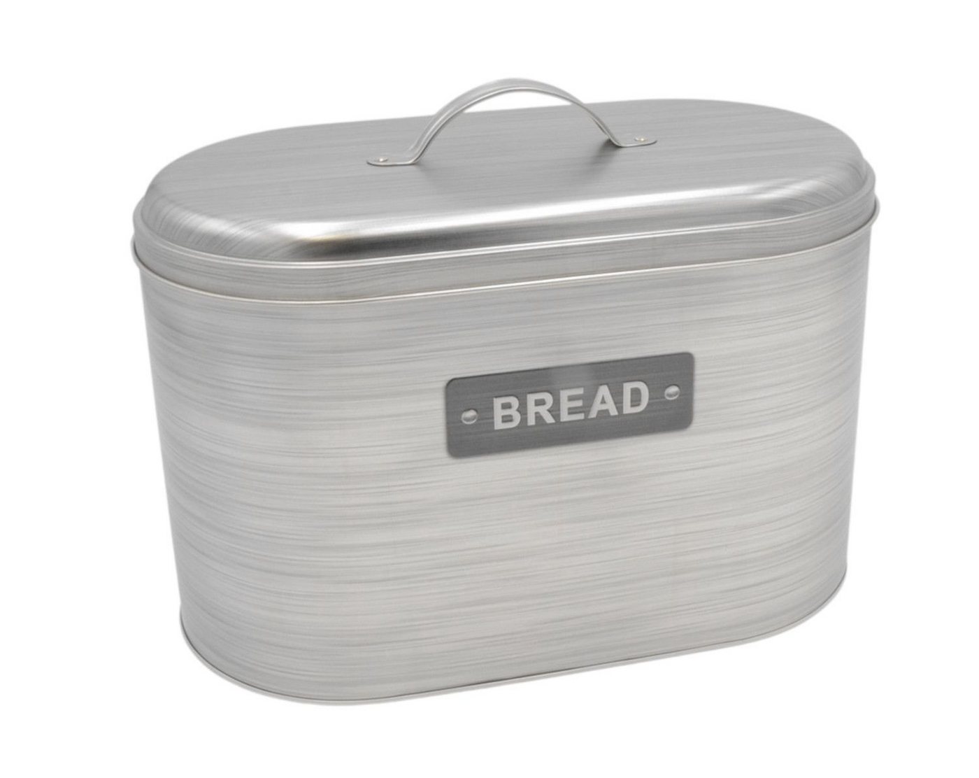 BURI Lunchbox Metall Brotdose Bread mit Griff Brotkasten Brotbox Brotbehälter, Metall von BURI
