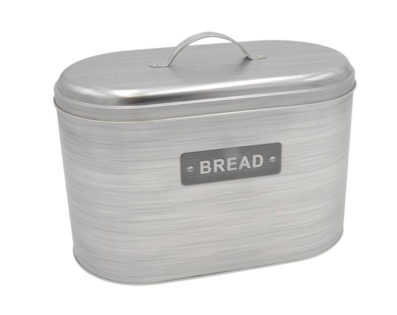 BURI Lunchbox Metall Brotdose Bread mit Griff Brotkasten Brotbox Brotbehälter, Metall von BURI