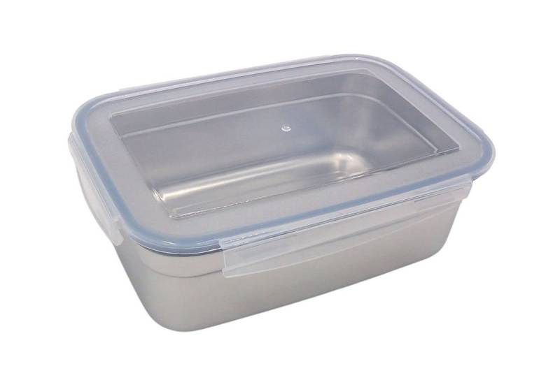 BURI Vorratsdose Edelstahl Frischhaltedose 550ml Vorratsdose Brotdose Lunchbox Klickver, Edelstahl BURI Vorratsdose Edelstahl Frischhaltedose 550ml Vorratsdose Brotdose Lunchbox Klickver, Edelstahl von BURI
