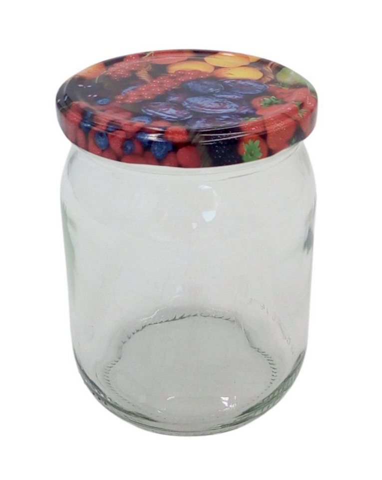 BURI Vorratsdose Einmachglas 540ml Vorratsglas Einweckglas Marmeladenglas Schraubdeckel, Glas von BURI