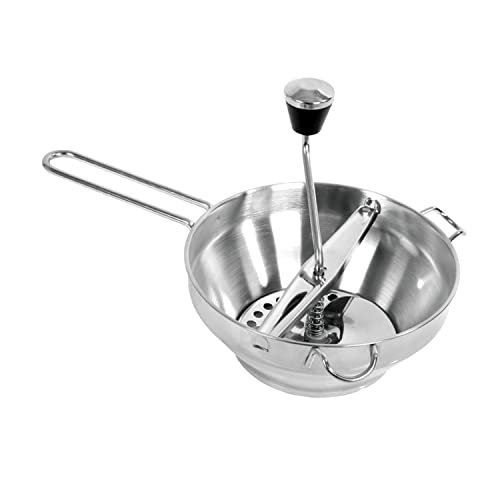 BURI Edelstahl-Passiermaschine 3 Siebscheiben Passiersieb Küchensieb Küchenmaschine BURI Edelstahl-Passiermaschine 3 Siebscheiben Passiersieb Küchensieb Küchenmaschine von BURI