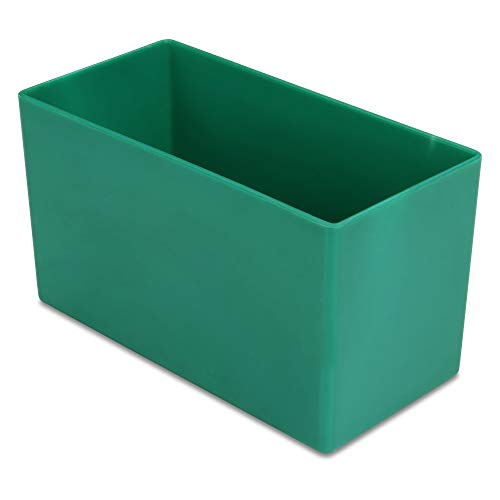 1a-TopStore 10 STK. Einsatzkästen Einsatzboxen Schubladen-Einsatzkasten Sortierboxen, 32 Größen, 5 Farben (grün, 108x54x63 mm) von 1a-TopStore