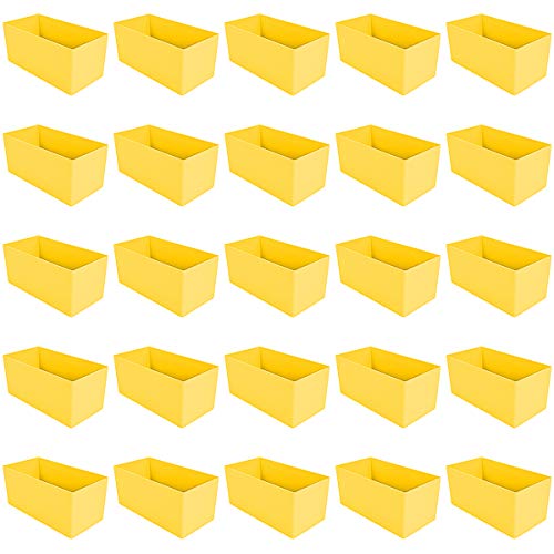 Kunststoff-Einsatzkasten 90 mm hoch, gelb, 198x99(LxB), für Schubladen ab 90 bis 100 mm Blendenhöhe, 1 VE = 25 St. von 1a-TopStore