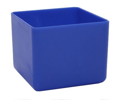 Schubladenbox und Einsatzkasten, blau, 49x49x40 mm (LxBxH), 1 Packung = 25 Stück von 1a-TopStore