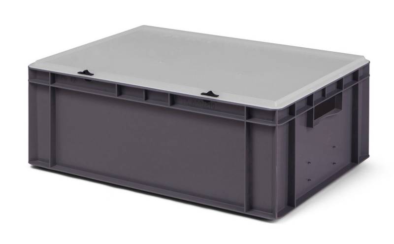 1a-Topstore Aufbewahrungsbox Designbox Eurobox Stapelbox mit transparentem Deckel, stapelbar, stabil von 1a-Topstore