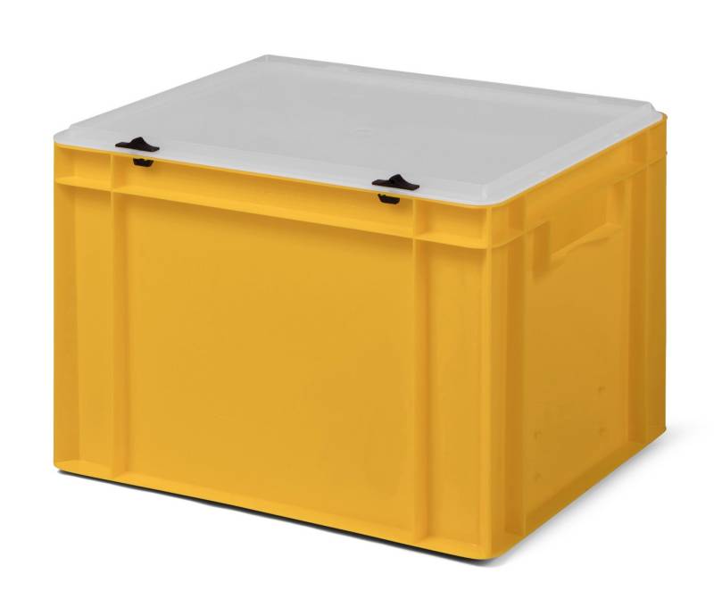 1a-Topstore Aufbewahrungsbox Designbox Eurobox Stapelbox mit transparentem Deckel, stapelbar, stabil von 1a-Topstore