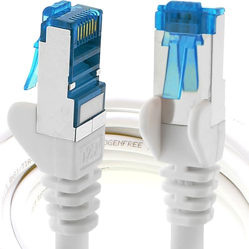 10m - CAT6a - Netzwerkkabel weiss - 1 Stück CAT 6 A Patchkabel 10000 Mbit s SFTP PIMF 500 MHz kompatibel zu CAT5 CAT6 CAT7 DSL Internet Switch Router 10m - CAT6a - Netzwerkkabel weiss - 1 Stück CAT 6 A Patchkabel 10000 Mbit s SFTP PIMF 500 MHz kompatibel zu CAT5 CAT6 CAT7 DSL Internet Switch Router von 1aTTack.de