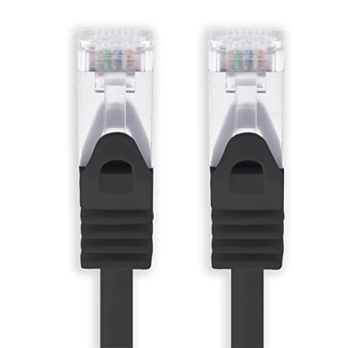 10m - schwarz - 1 Stück Cat7 Netzwerkkabel SFTP Patchkabel Lankabel Rohkabel 10GB/s - 500 Mhz konfektioniert mit 2 RJ45 Stecker Cat 6a 10m - schwarz - 1 Stück Cat7 Netzwerkkabel SFTP Patchkabel Lankabel Rohkabel 10GB/s - 500 Mhz konfektioniert mit 2 RJ45 Stecker Cat 6a von 1aTTack.de